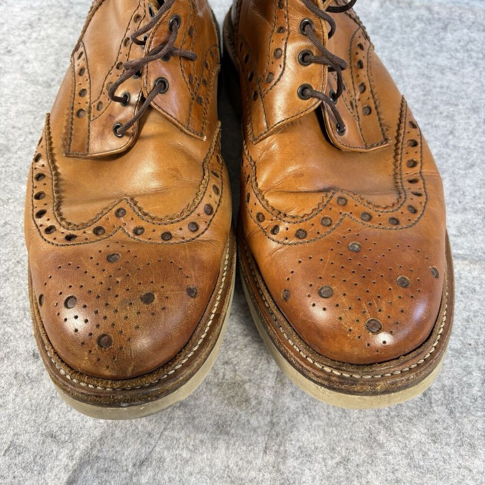 5068 02V - Mens UK 9.5 G US 10.5 Grenson Soft Leather Lace Up Boots Lightweight - Picture 4 of 14